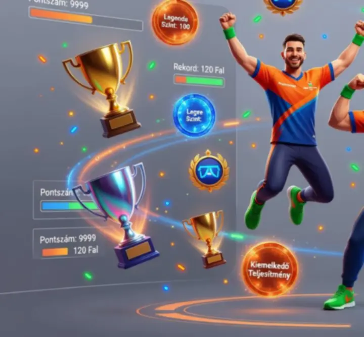 Top magyar Wall Kickers játékosok kiemelt teljesítményei és statisztikái egy közös panelen megjelenítve.